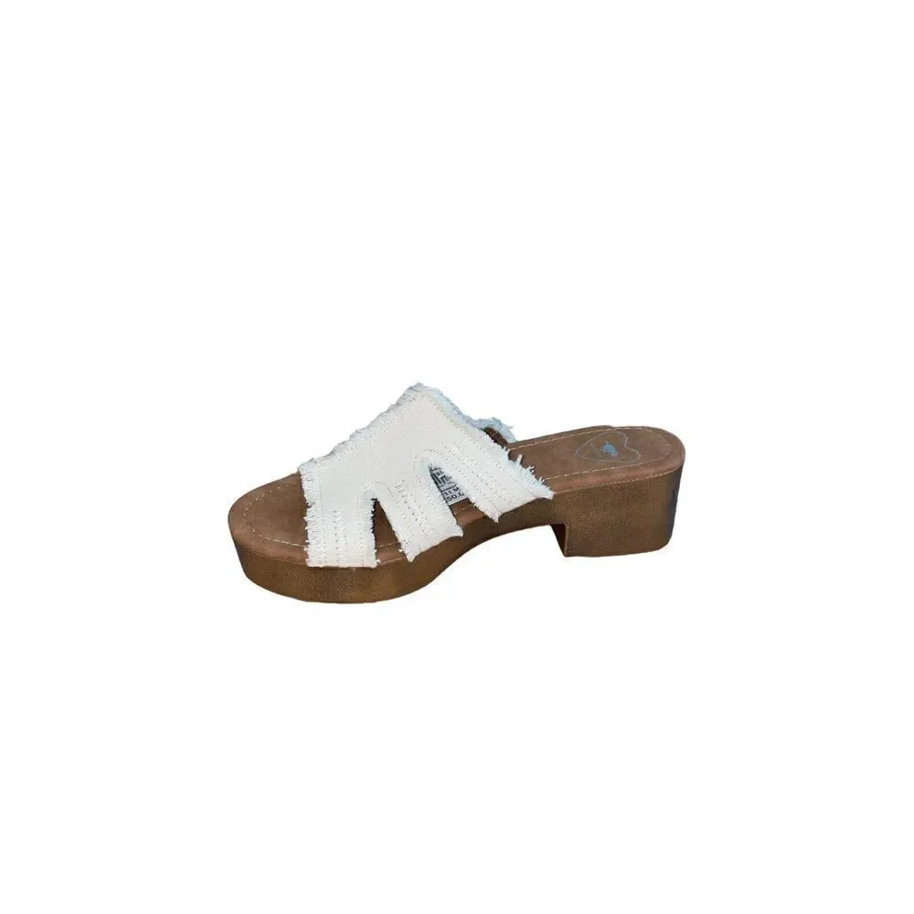 Rocket Dog Clipper Sandals Natural Woven Canvas Cotton Sandals Womens Sz 11 NWB